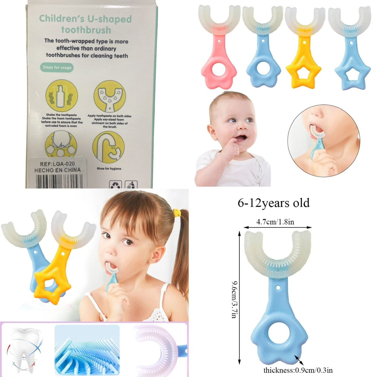 Cepillo de dientes en silicona para niños!