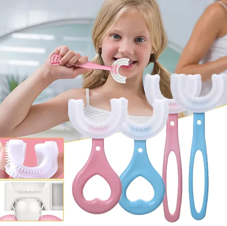 Cepillo de dientes en silicona para niños!